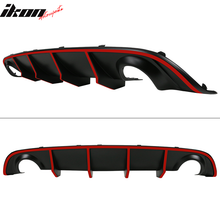 Load image into Gallery viewer, 2015-2023 Dodge Charger Quad Exhaust Rear Diffuser w/ Reflective Tape