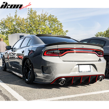 Load image into Gallery viewer, 2015-2023 Dodge Charger SRT V2 Rear Diffuser with Reflective Tape PP