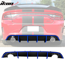 Load image into Gallery viewer, 2015-2023 Dodge Charger SRT V2 Rear Diffuser with Reflective Tape PP