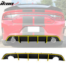 Load image into Gallery viewer, 2015-2023 Dodge Charger SRT V2 Rear Diffuser with Reflective Tape PP