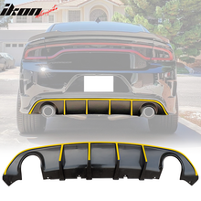 Load image into Gallery viewer, 2015-2023 Dodge Charger SRT V3 Rear Diffuser with Reflective Tape PP