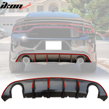 Load image into Gallery viewer, 2015-2023 Dodge Charger SRT V3 Rear Diffuser with Reflective Tape PP