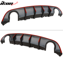 Load image into Gallery viewer, 2015-2023 Dodge Charger SRT V3 Rear Diffuser with Reflective Tape PP