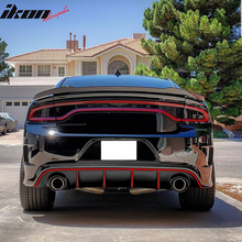 Load image into Gallery viewer, 2015-2023 Dodge Charger SRT V3 Rear Diffuser with Reflective Tape PP