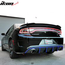 Load image into Gallery viewer, 2015-2023 Dodge Charger SRT V3 Rear Diffuser with Reflective Tape PP