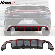 Load image into Gallery viewer, 2015-2023 Dodge Charger SRT V3 Rear Diffuser with Reflective Tape PP
