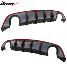 Load image into Gallery viewer, 2015-2023 Dodge Charger SRT V3 Rear Diffuser with Reflective Tape PP