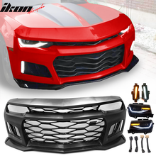 Load image into Gallery viewer, 2010-2013 Chevy Camaro ZL1 Style Front Bumper w/ Headlights Fog Lights