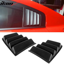 Load image into Gallery viewer, 2011-2023 Dodge Charger Unpainted Rear Window Louver Side Vent ABS PP