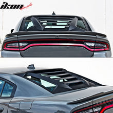 Load image into Gallery viewer, 2011-2023 Dodge Charger Unpainted Rear Window Louver Side Vent ABS PP