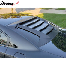 Load image into Gallery viewer, 2011-2023 Dodge Charger Unpainted Rear Window Louver Side Vent ABS PP