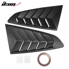 Load image into Gallery viewer, 2015-2023 Ford Mustang Coupe Unpainted Rear Side Window Louver ABS