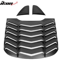 Load image into Gallery viewer, 2015-2023 Ford Mustang Coupe Matte Black Rear Side Window Louver ABS