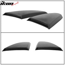 Load image into Gallery viewer, 2015-2023 Ford Mustang Coupe Matte Black Rear Side Window Louver ABS