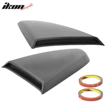Load image into Gallery viewer, 2015-2023 Ford Mustang Coupe Matte Black Rear Side Window Louver ABS