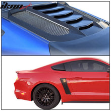 Load image into Gallery viewer, 2015-2023 Ford Mustang Coupe Matte Black Rear Side Window Louver ABS