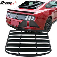 Load image into Gallery viewer, 2015-2023 Ford Mustang GT Style Black Rear Side Window Louver ABS