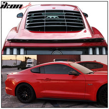 Load image into Gallery viewer, 2015-2023 Ford Mustang GT Style Black Rear Side Window Louver ABS