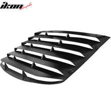 Load image into Gallery viewer, 2015-2023 Ford Mustang GT Style Black Rear Side Window Louver ABS
