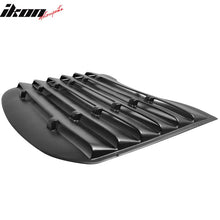 Load image into Gallery viewer, 2015-2023 Ford Mustang V Style Matte Black Rear Side Window Louver ABS