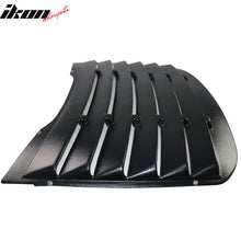 Load image into Gallery viewer, 2015-2023 Ford Mustang V Style Matte Black Rear Side Window Louver ABS