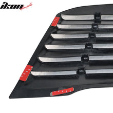 Load image into Gallery viewer, 2015-2023 Ford Mustang V Style Matte Black Rear Side Window Louver ABS