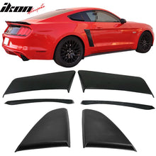 Load image into Gallery viewer, 2015-2023 Ford Mustang GT Style Rear Fender Scoop Side Window Louver