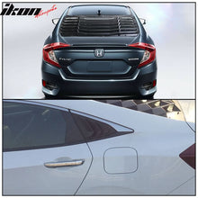Load image into Gallery viewer, 2016-2021 Honda Civic Sedan Rear Window Louver Side Quarter Scoop ABS