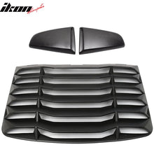 Load image into Gallery viewer, 2003-2008 Nissan 350Z Black Rear Window Louver Side Vent ABS Plastic
