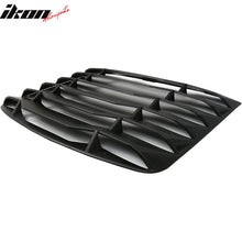 Load image into Gallery viewer, 2003-2008 Nissan 350Z Black Rear Window Louver Side Vent ABS Plastic