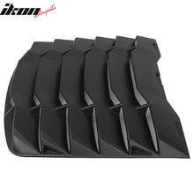 Load image into Gallery viewer, 2003-2008 Nissan 350Z Black Rear Window Louver Side Vent ABS Plastic