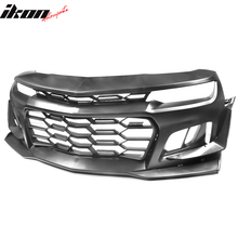 Load image into Gallery viewer, 2014-2015 Chevy Camaro 1LE Style Front Bumper Cover w/ Clear Fog Light