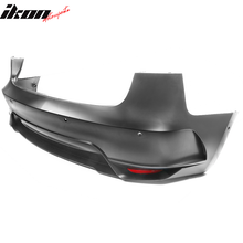 Load image into Gallery viewer, 2017-2023 Tesla Model 3 IKON Style Rear Bumper Cover W/Reflectors PP
