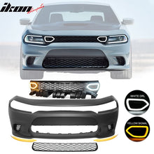 Load image into Gallery viewer, 2015-2023 Dodge Charger Front Bumper Cover Yellow Splitter Grille PP