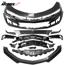 Load image into Gallery viewer, 2019-2024 Chevy Camaro SS Style Black Front Bumper Guard Gloss Lip ABS