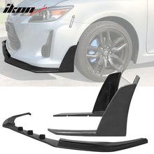 Load image into Gallery viewer, 2014-2016 Scion TC Unpainted Black Front Bumper Lip Front Winglets PU