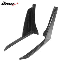 Load image into Gallery viewer, 2014-2016 Scion TC Unpainted Black Front Bumper Lip Front Winglets PU