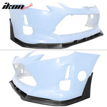 Load image into Gallery viewer, 2014-2016 Scion TC Unpainted Black Front Bumper Lip Front Winglets PU