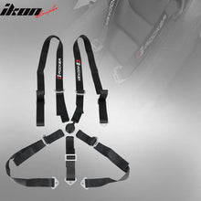 Load image into Gallery viewer, 5 Point Black Go-kart UTV ATV Racing Harness Buckle Seat Belt Nylon