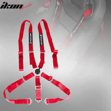 Load image into Gallery viewer, 5 Point Red Go-kart UTV ATV Racing Harness Buckle Seat Belt Nylon