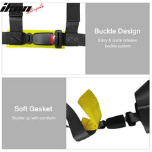 Load image into Gallery viewer, Universal Black Racing Seat 2PC Dual Slider Belt PU Carbon Leather