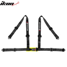 Load image into Gallery viewer, Universal Black Racing Seat 2PC Dual Slider Belt PU Carbon Leather