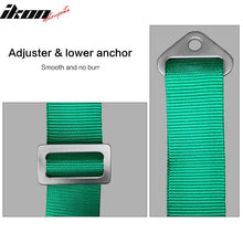 Load image into Gallery viewer, Universal O. Bezel Racing Seat Dual Slider Cam-lock Belt PU Carbon