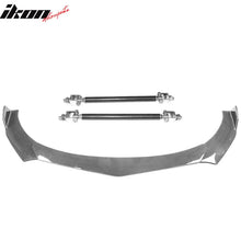 Load image into Gallery viewer, Honda Civic 62"-66" 3PCS B Style Black Front Lip with Strut Rods
