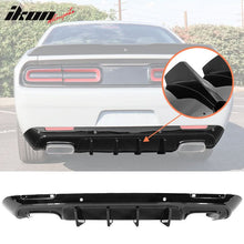 Load image into Gallery viewer, 2015-2024 Dodge Challenger IKON Rear Bumper Diffuser PP