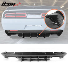 Load image into Gallery viewer, 2015-2024 Dodge Challenger IKON Rear Bumper Diffuser PP