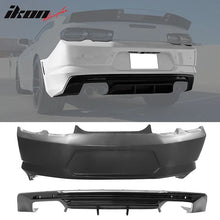 Load image into Gallery viewer, 2019-2024 Camaro OE Style Replacement Rear Bumper Cover Gloss Diffuser