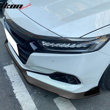 Load image into Gallery viewer, 2021-2022 Honda Accord IKON V4 3PCS Front Bumper Lip PP