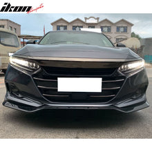 Load image into Gallery viewer, 2021-2022 Honda Accord IKON V4 3PCS Front Bumper Lip PP