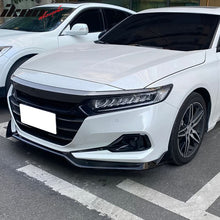 Load image into Gallery viewer, 2021-2022 Honda Accord IKON V4 3PCS Front Bumper Lip PP